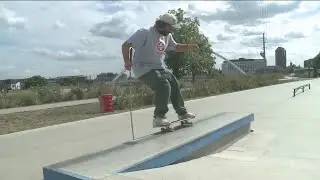 Blind Skateboarder Dan Mancina Competes In Skate Des Moines' First Adaptive Street Skate Competition