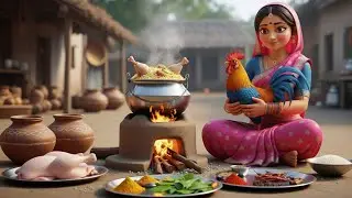 Miniature Doll Chicken Biryani | Tiny Village Kitchen ASMR Cooking | Tiny Indian Village Biryani