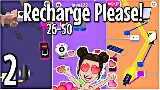 Recharge Please! Gameplay Walkthrough Part 1 | Level 26 - 50