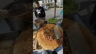 Crispy Pastry Roujiamo Couple Run Street Food Make Money