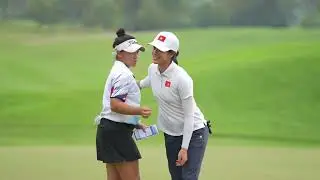 Việt Nam v&agrave;o Top3 tranh huy chương-golf nữ SEA Games 33