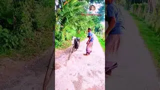 Fake Bicycle Wheel Leak prank with boy funny memes #shorts #viralshorts #viral #funny #comedy #memes