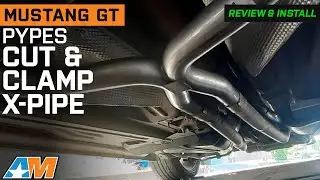 2005-2010 Mustang GT Pypes Cut and Clamp X-Pipe Review & Sound Clip