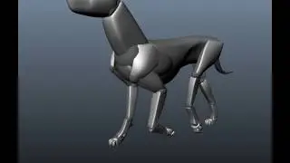 dog quick walk Animation