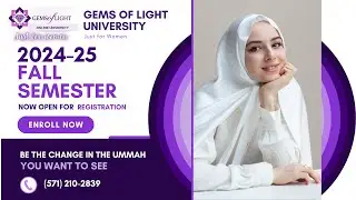 Gems of Light Islamic University: Fall Semester 2024-2025 Courses!