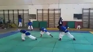 Nanbu Sandan par Ma&icirc;tre Luc Ndongo, Palissa Christian et Mvog Essomba (Nanbudo Cameroun)
