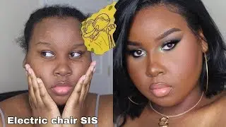 Cool Toned Smokey Eye with a Pop of Neon Green! | Makeupbyshaniah