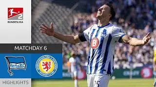 Tabakovic Show | Hertha BSC - Eintracht Braunschweig 3-0 | All Goals | MD 6 &ndash; Bundesliga 2 - 2023/24