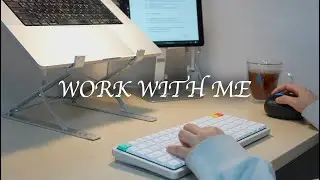 WORK WITH ME 👩🏻&zwj;💻 l 1 hour Keyboard & Clicking ASMR (no music, no talking) l NuPhy Air75 V3