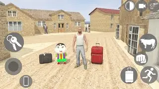 😱 Village Going To Meet Shinchan's Uncle - INDIAN BIKE DRIVING 3D