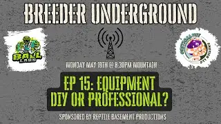 Episode 15: Equipment: DIY Or Professional Ball Python & Rodent Racks?