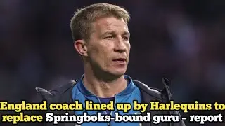 England coach lined up by Harlequins to replace Springboks-bound guru &ndash; report