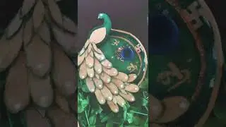 Thali decoration using cardboard.
