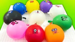 Numberblocks Orbeez ASMR - Relaxing With Balloons Orbeez - Satisfying Orbeez Video.
