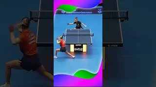 BEAUTIFUL TABLE TENNIS GAME #卓球の試合 #탁구 경기 #pingpong #tabletennis #shorts