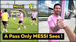 Messi pulls off NO LOOK pass stuns Teammates ahead of MLS Cup final vs Vancouver