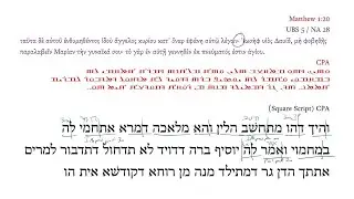 CPA Matthew 1:20a