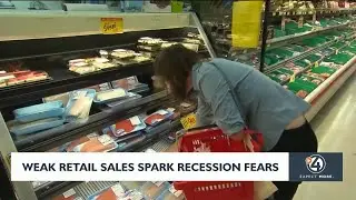 Weak retail sales spark recession fears