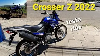 Crosser Z 2022 teste ride. Pre&ccedil;o, top speed em aclive, comparativo XTZ125; vale a pena?