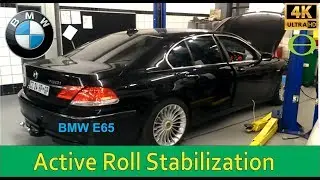 BMW's Active Roll Stabilization dynamic drive during diagnostic test