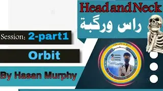 Head and Neck || Session 2-part1 || Orbit || By Hasan Murphy