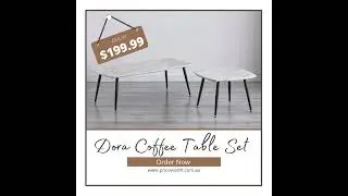 FOR SALE!! SET OF MARBLE COFFEE TABLE - OWN YOURS NOW