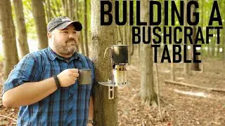 Building A BUSHCRAFT Table In The Woods (SILENT) - September 15, 2020