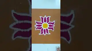 Beautiful easy and simple #diwalirangoli #rangoli #simplerangoli #shorts @monitorgirl