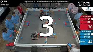 Sugar Rush: HS : Treats Divison - QF #3-1 - 119B & 12Z vs 4610Z & 6121C - Auton + Driver