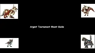 Argent Tournament Mount Guide Horde