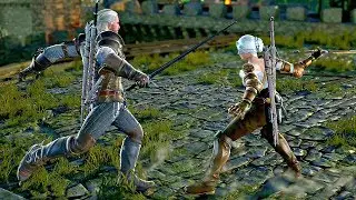 Soul Calibur 6 - Ciri vs Geralt Gameplay (1080p 60fps)