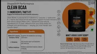 Shapeshift CLEAN BCAA