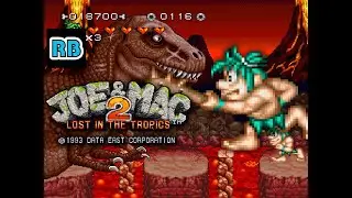 1994 [60fps] SNES Joe & Mac 2 ALL