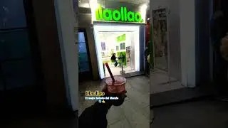 Helado en #madrid #viral /Llaollao
