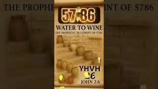 #john2:6 #5786 #watertowine #weddingatcana #jesus1stmirarcle