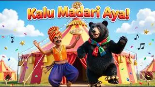 Kalu Madari Aaya | Hindi Poem for Kids | Kids Channel India | Hindi Nursery Rhymes | Bal Geet Hindi