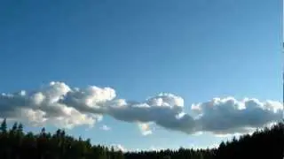 Time-lapse, fast-moving clouds (2011) [720p]