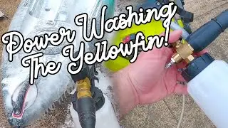 Power Washing The Yellowfin - How I Clean My Kayak