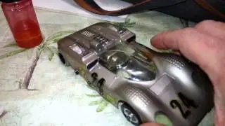 fastharry.com Vintage slot car lost and find! First opening after 40 years Cox Riggen Classic