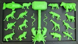 Wadidau‼️Cleaning and finding colorful muddy toys in running water