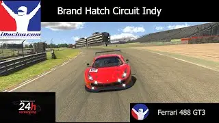 iRacing 2020 S4 - Brand Hatch Circuit Indy - Ferrari 488 GT3 - Setup Fixed