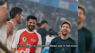 Messi Mania in India  | 50,000 Fans Go Crazy in Hyderabad 