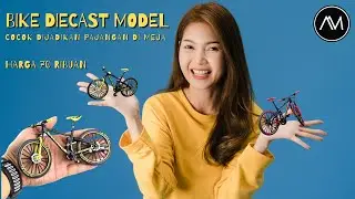 Miniatur Sepeda MTB Decoration Bicycle Model Diecast Metal 17.5cm