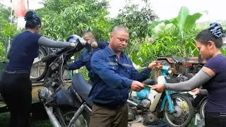 Mechanical Girl Uses Patience and Precision to Revive a Neglected 1996 SUFAT Motorcycle