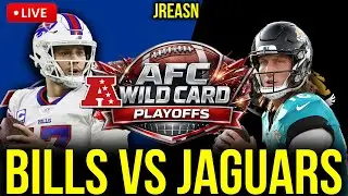 Buffalo BILLS VS Jacksonville JAGUARS LIVE STREAM | AFC Wild card PLAYOFFS | REACTION & Play By Play