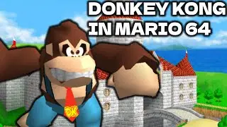 Donkey Kong Bananza but in Mario 64?