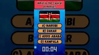 East African Marvels: What is Kenya's Capital City? #KenyanCapital #Trivia #GeographyQuiz