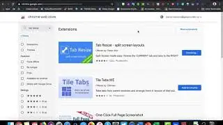 Tab Resize (Google Chrome Extension)