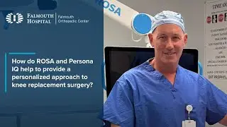 How do ROSA and Persona IQ help to provide a personalized approach to total knee replacement?