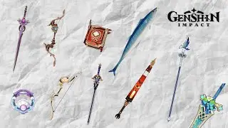 Event Exclusive Weapons #genshinimpact #genshinimpactevents #genshinimpact35